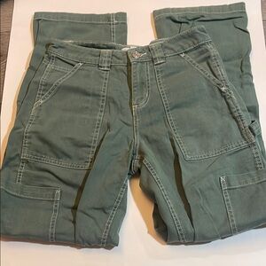 Garage Olive Green Cargo Pants